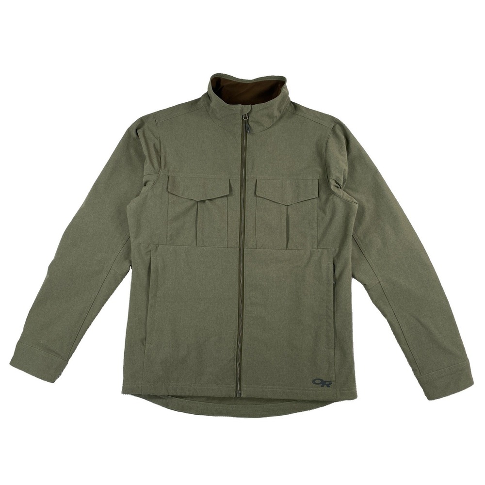 Outdoor Research Prologue Field Jacket Men's Medium Green Zipper Pockets